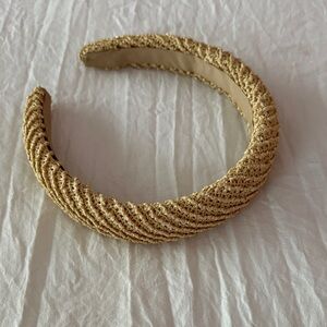 Chic Gold Textured Headband